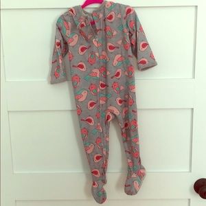 18M Carters Pajama with birds